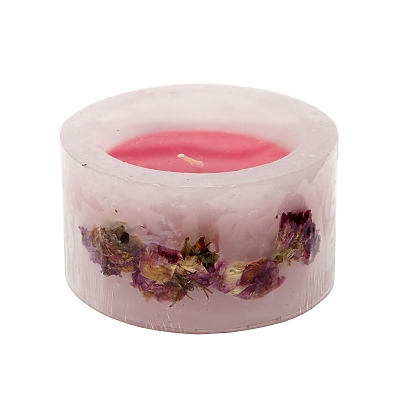 Ароматна свещ с розово етерично масло и апликация - 120 гр