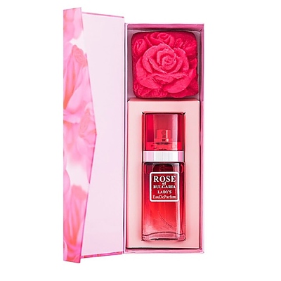 Подаръчен комплект ROSE OF BULGARIA - парфюм и сапун 