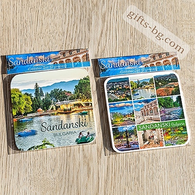 Подложки за чаши Сандански - комплект от 2 броя