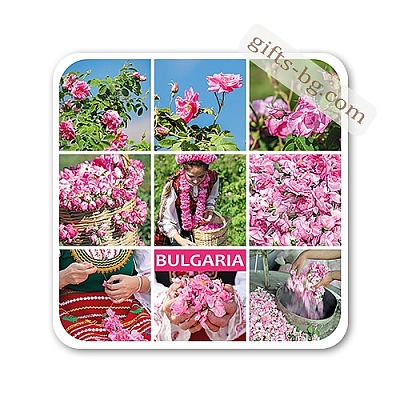 Подложка за чаша България Долината на розите 